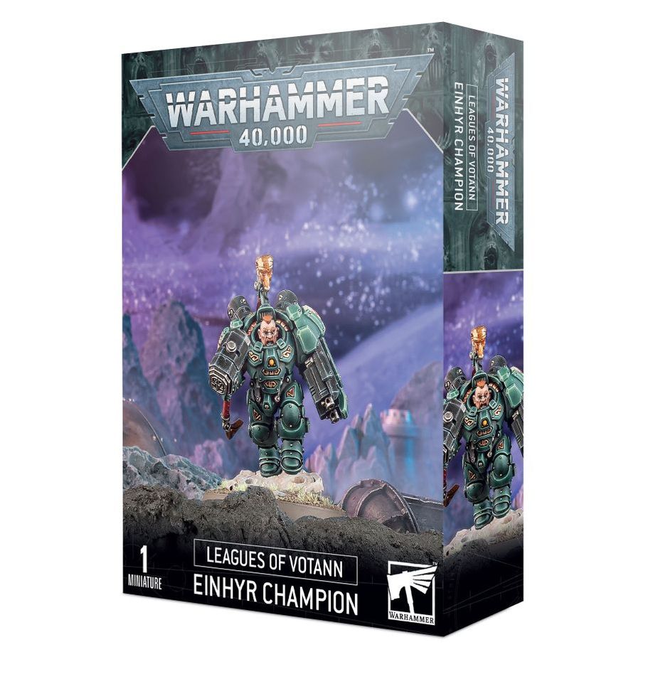 Warhammer 40,000 | Leagues of Votann | Einhyr Champion | Plastic Character Box