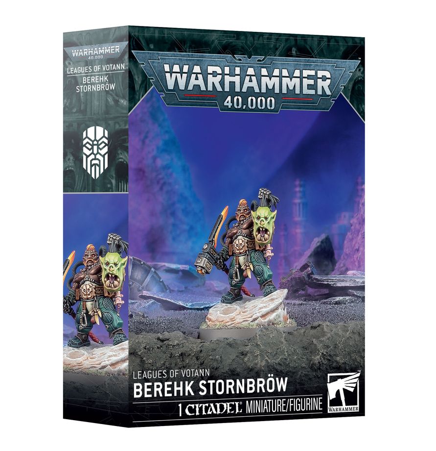 Warhammer 40,000 | Leagues of Votann | Berehk Stormbrow | Plastic Character Box