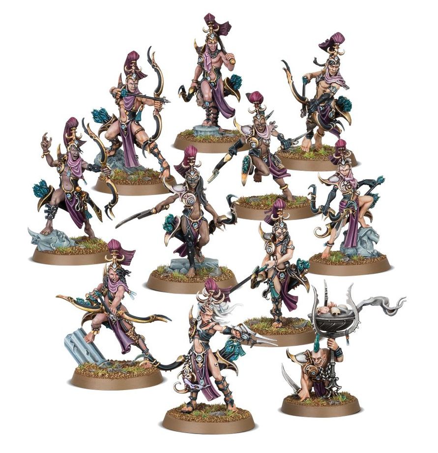 Hedonites of Slaanesh - Blissbarb Archers | Sprue in a Bag | £26 | Code Y57