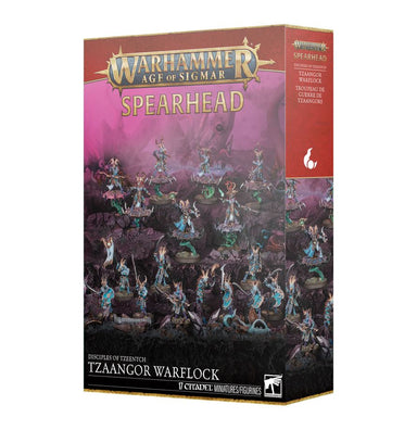 Age of Sigmar | Disciples Of Tzeentch | Spearhead - Tzaangor Warplock | Plastic Starter Box