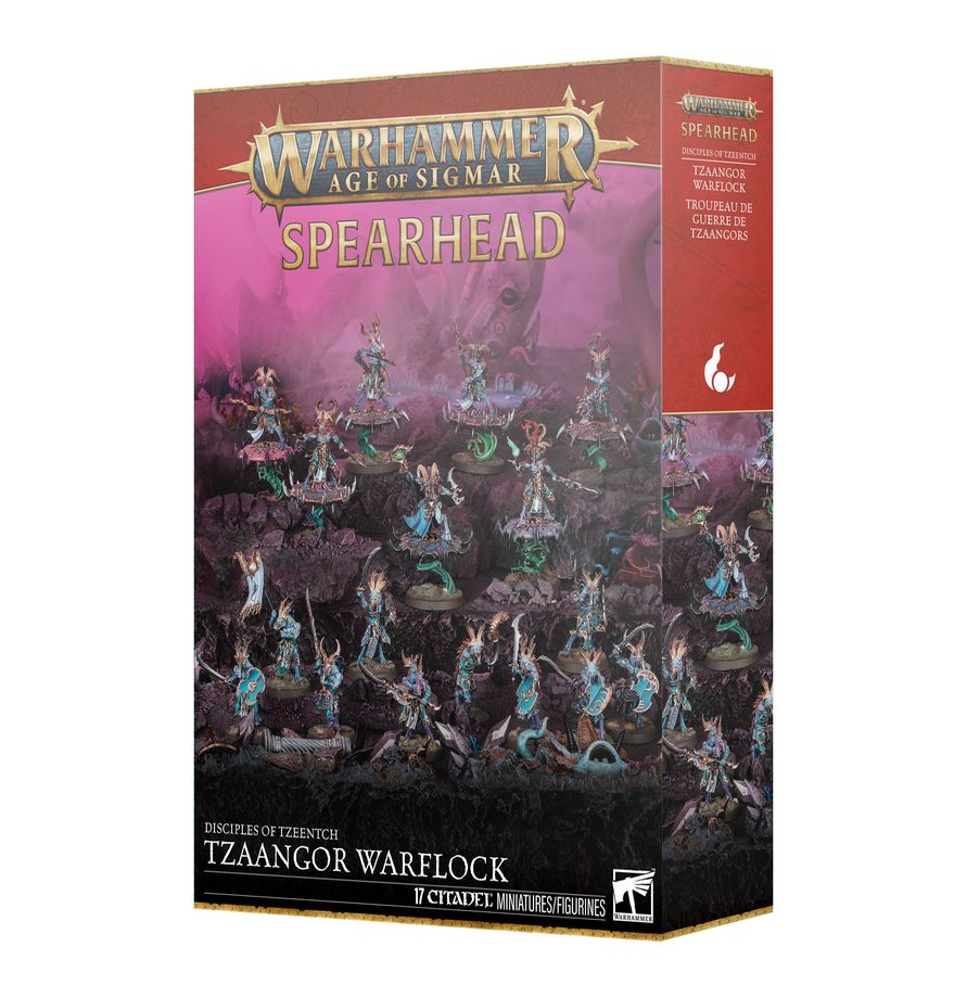 Age of Sigmar | Disciples Of Tzeentch | Spearhead - Tzaangor Warplock | Plastic Starter Box