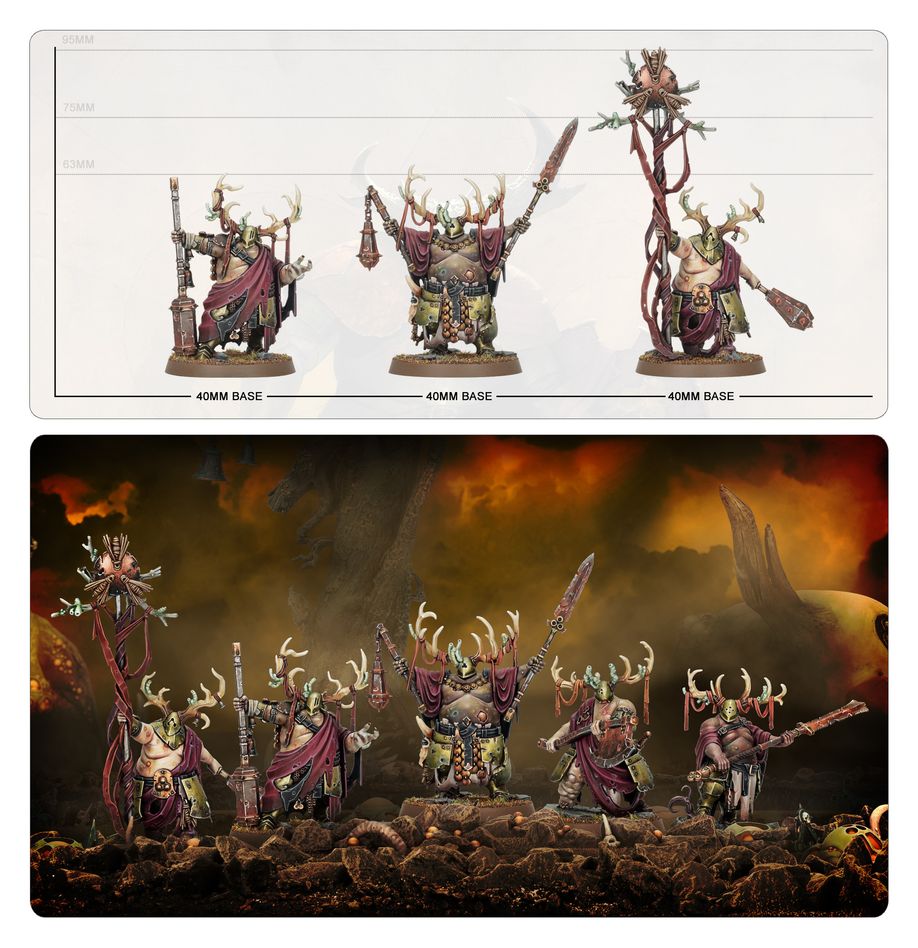 Age of Sigmar | Maggotkin of Nurgle | Putrid Blightkings | Plastic Unit Box
