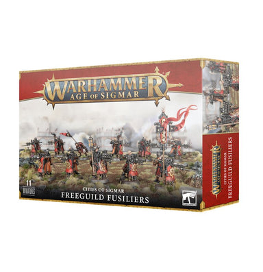 Games Workshop | AOS Age of Sigmar | Cities of Sigmar | Freeguild Fusiliers | Plastic Unit Box