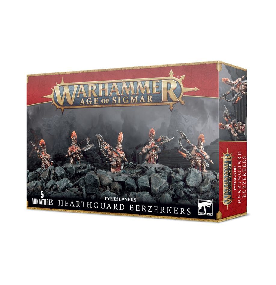 Age of Sigmar | Fyreslayers | Hearthguard Berzerkers | Plastic Unit Box