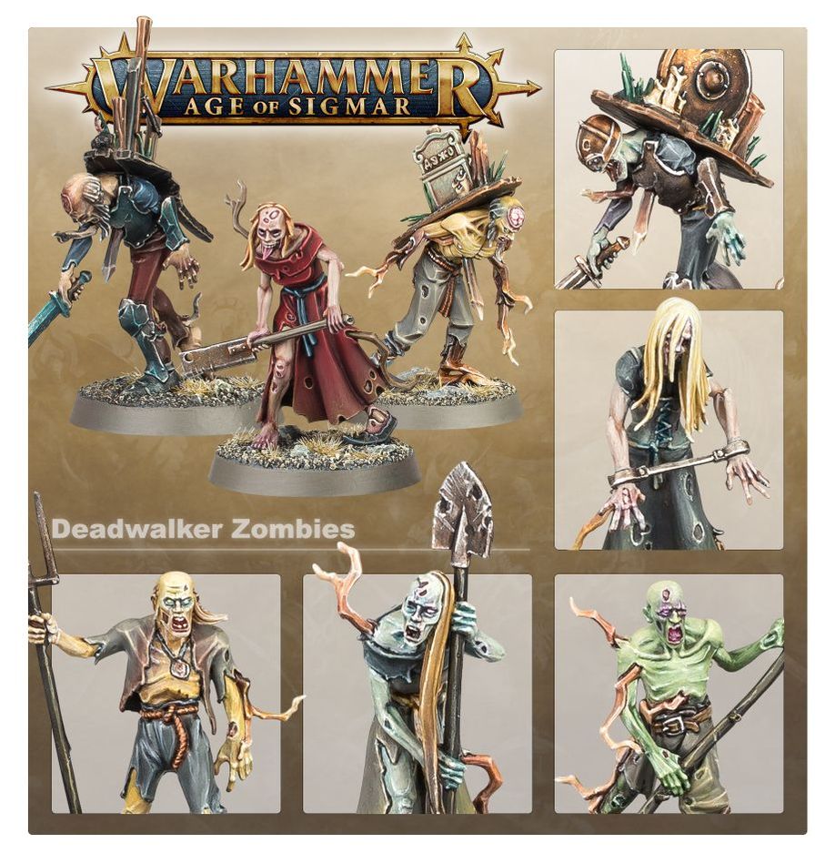 Age of Sigmar | Soulblight Gravelords | Deadwalker Zombies | Plastic Unit Box