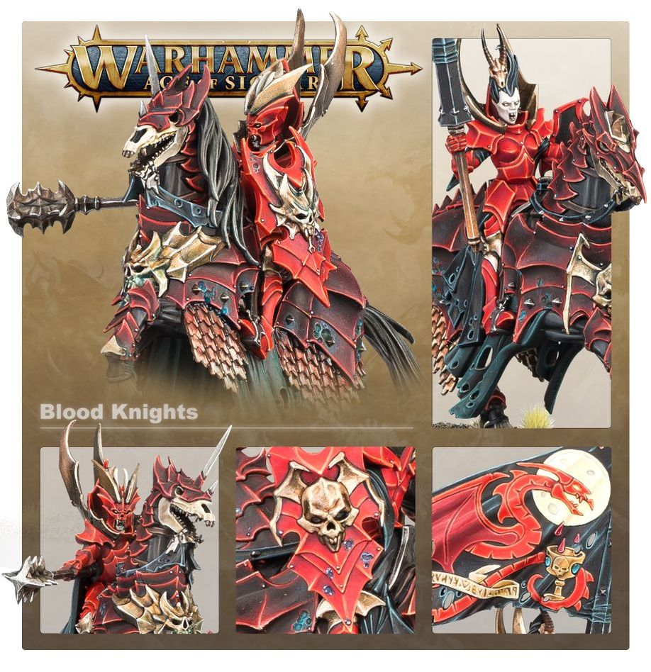 Age of Sigmar | Soulblight Gravelords | Blood Knights | Plastic Unit Box