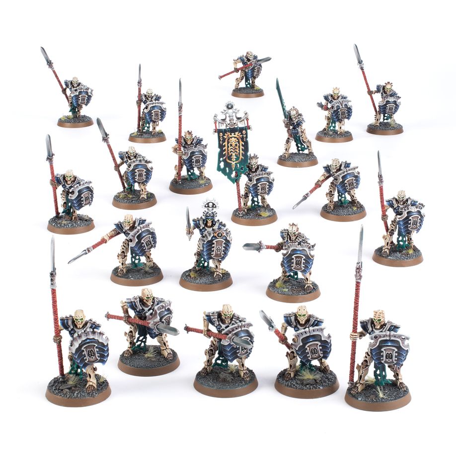 Age of Sigmar | Ossiarch Bonekeepers | Mortek Guard | Plastic Unit Box