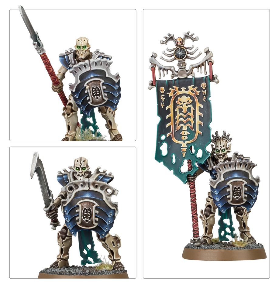 Age of Sigmar | Ossiarch Bonekeepers | Mortek Guard | Plastic Unit Box