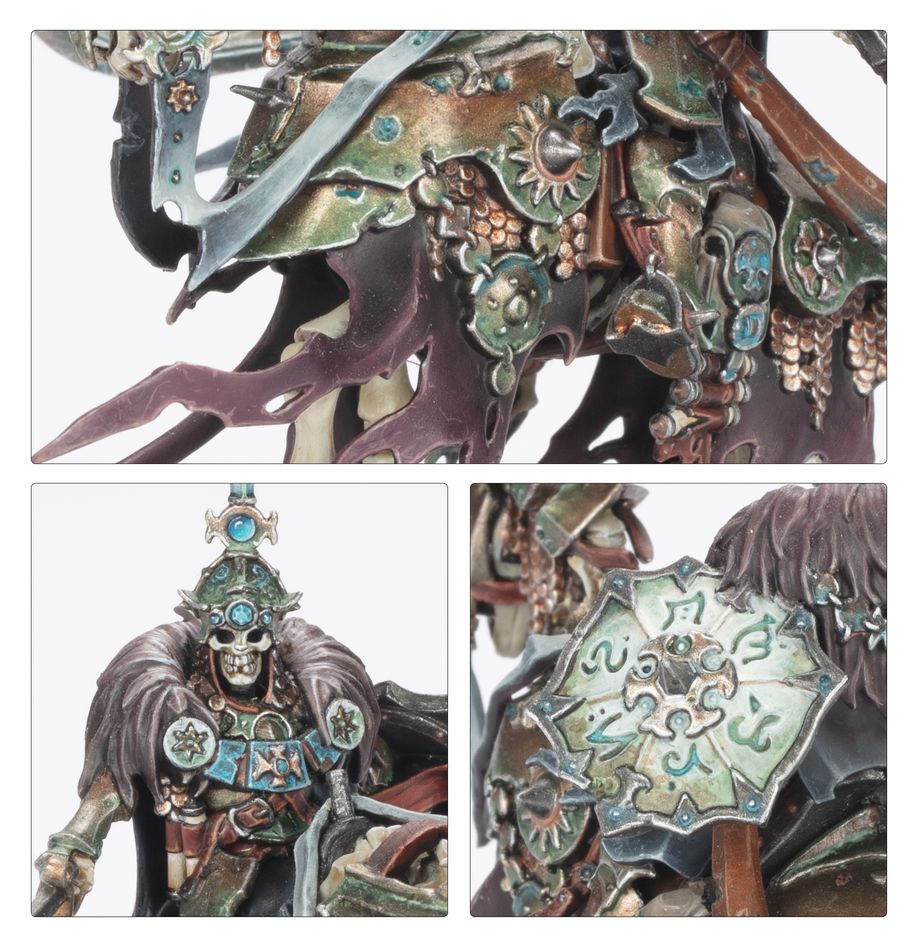 Age of Sigmar | Soulblight Gravelords | Wight King on Skeletal Steed | Plastic Model Small Box