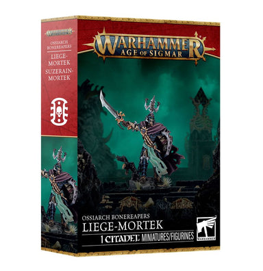 Age of Sigmar | Ossiarch Bonereapers | Liege Mortek | Plastic Character Box