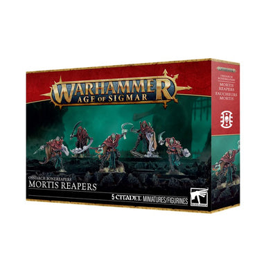Age of Sigmar | Ossiarch Bonereapers | Mortis Reapers | Plastic Unit Box