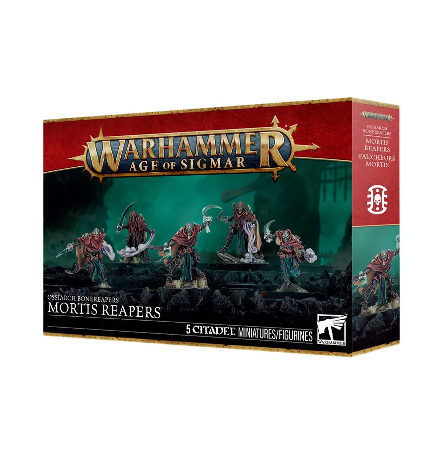 Age of Sigmar | Ossiarch Bonereapers | Mortis Reapers | Plastic Unit Box