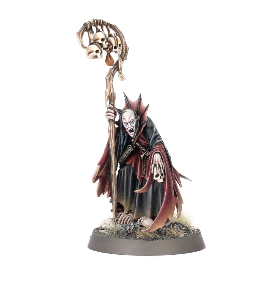 Age of Sigmar | Soulblight Gravelords | Necromancer | Plastic Model Small Box
