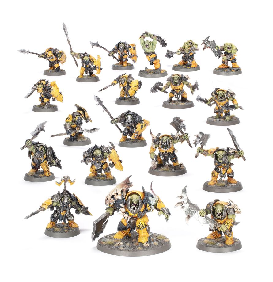 Age of Sigmar | Orruk Warclans | Spearhead | Ironjawz Bigmob | Plastic Starter Box