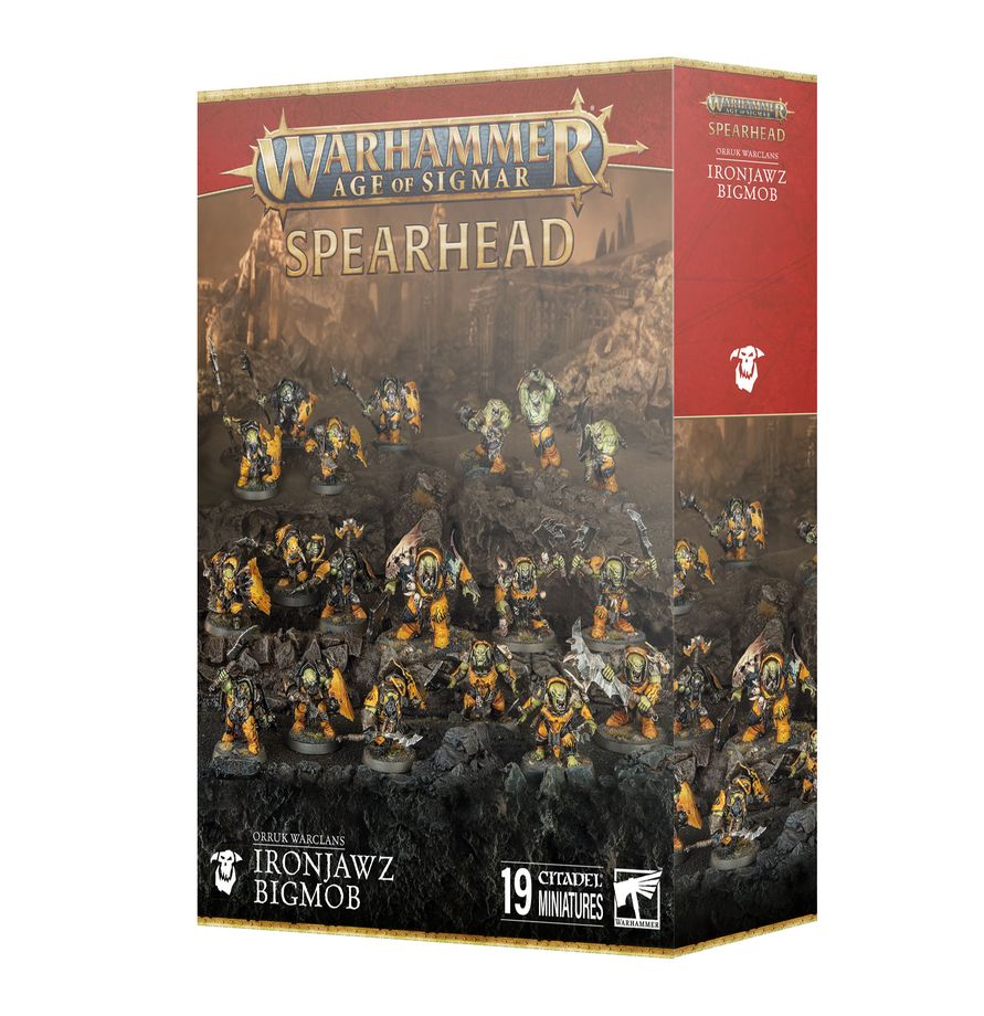 Age of Sigmar | Orruk Warclans | Spearhead | Ironjawz Bigmob | Plastic Starter Box