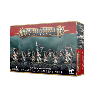 Games Workshop | AOS Age of Sigmar | Lumineth Realm-Lords | Vanari Auralan Sentinels | Plastic Unit Box