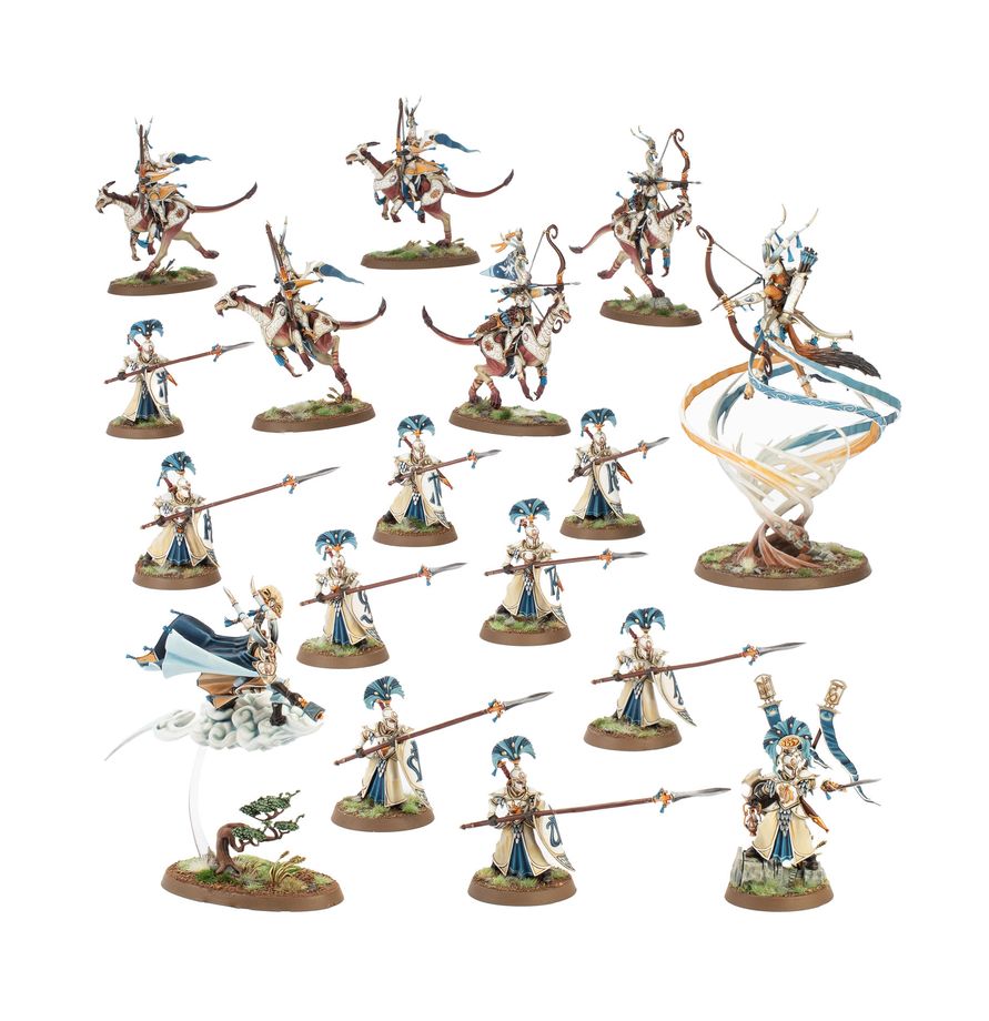 Age of Sigmar | Lumineth Realm-Lords | Spearhead | Hurakan Vanguard | Plastic Starter Box