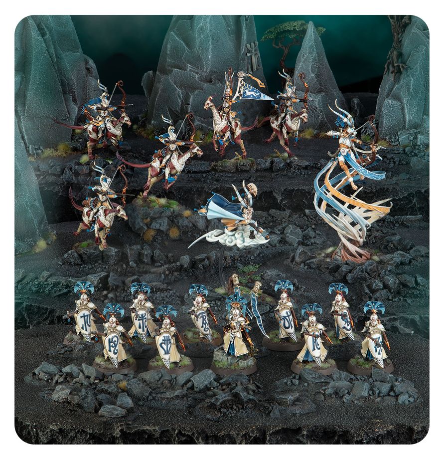 Age of Sigmar | Lumineth Realm-Lords | Spearhead | Hurakan Vanguard | Plastic Starter Box