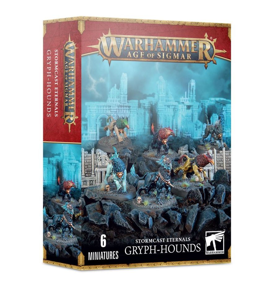 Age of Sigmar | Stormcast Eternals | Gryph Hounds | Plastic Unit Box