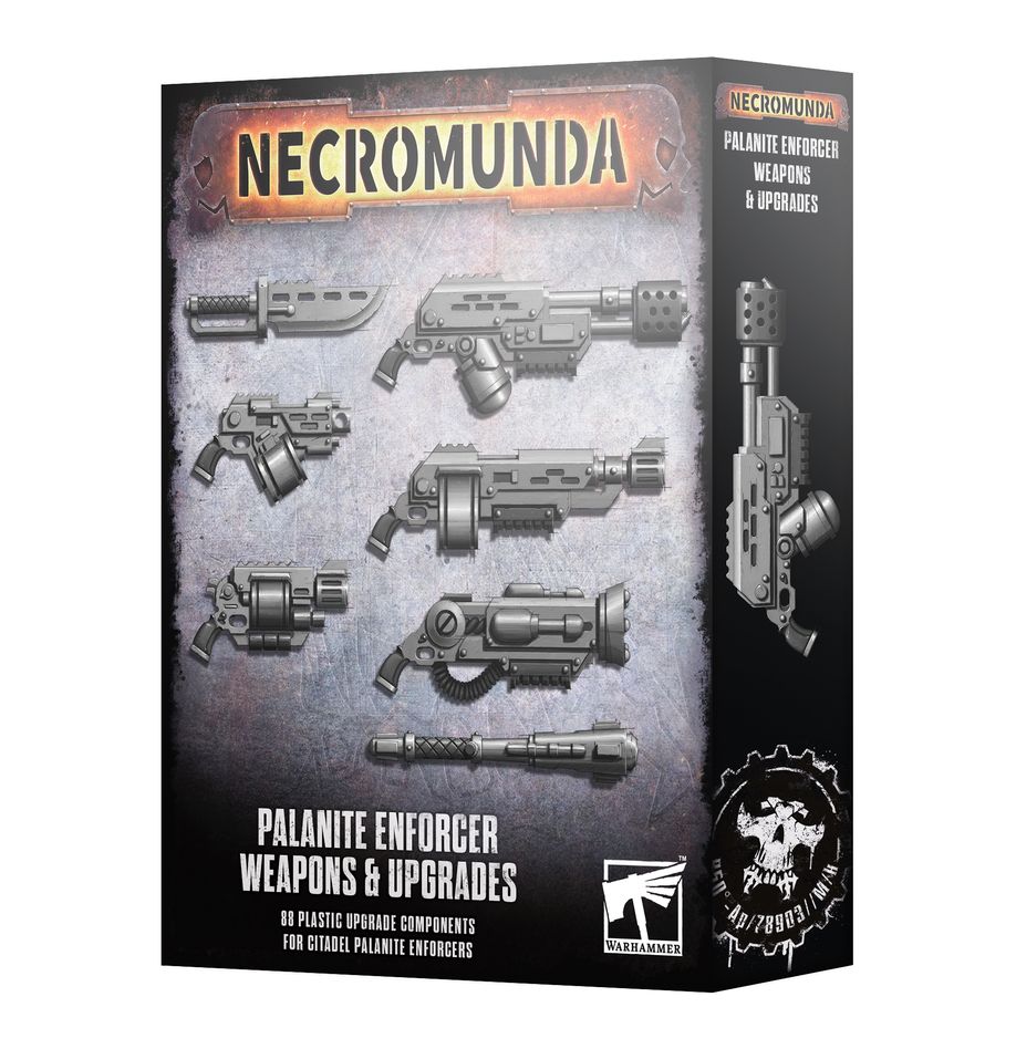Necromunda | Planite Enforcer Weapons and Upgrades | Plastic Upgrade Box