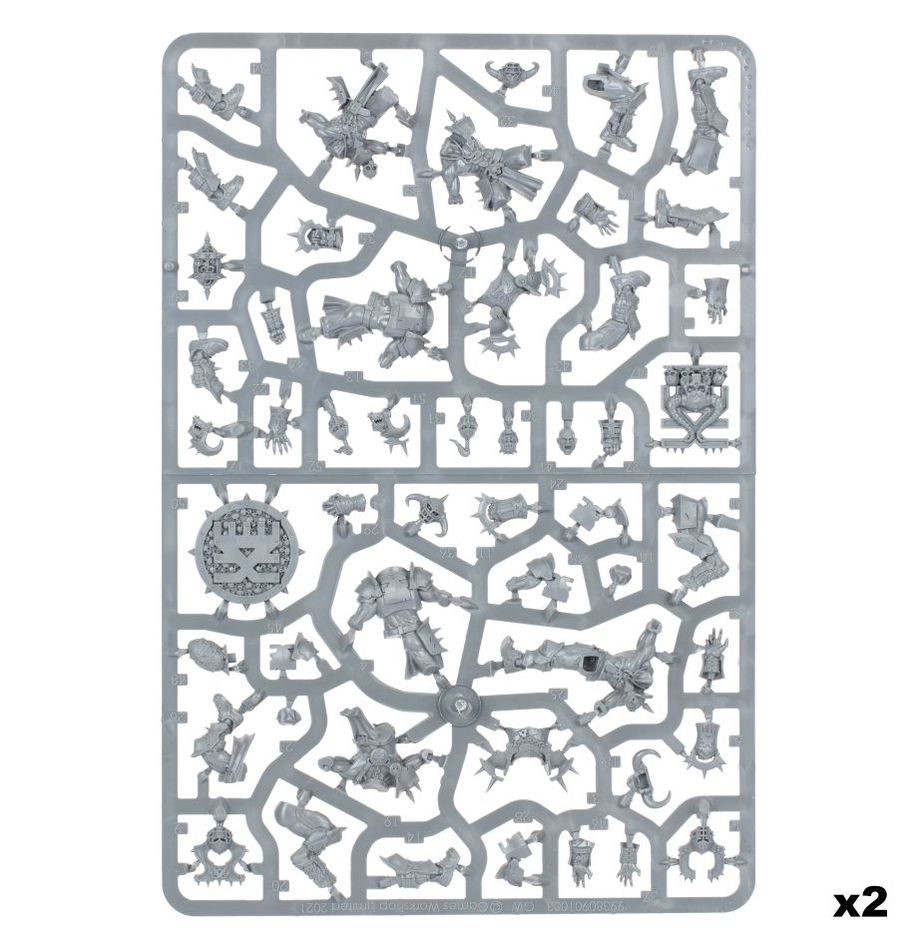 Blood Bowl | Khorne Team | The Skull Tribe Slaughterers | Plastic Team