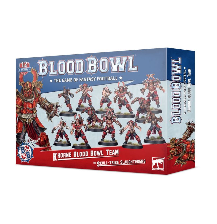 Blood Bowl | Khorne Team | The Skull Tribe Slaughterers | Plastic Team