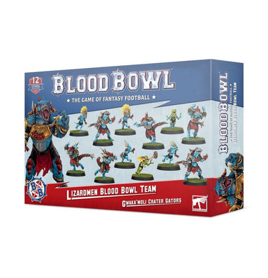 Blood Bowl | Lizardman Team | Gwaka'moli Crater Gators | Plastic Team