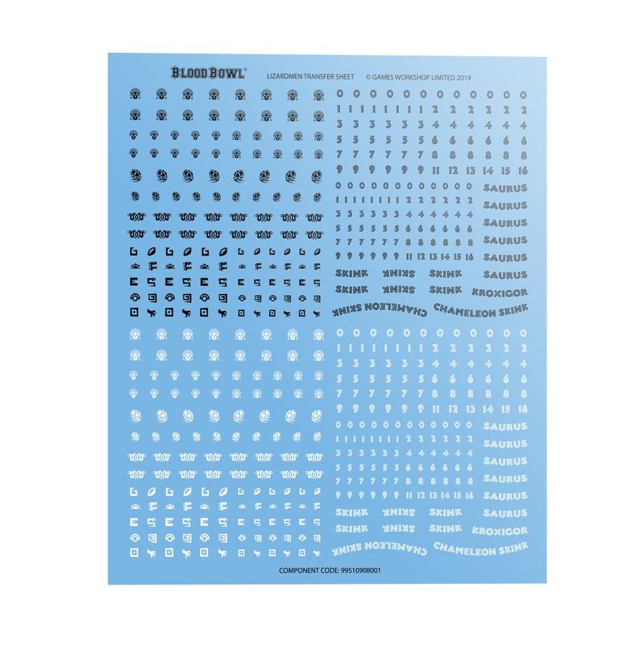 Blood Bowl | Lizardman Team | Gwaka'moli Crater Gators | Plastic Team