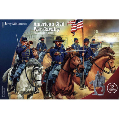 Perry Miniatures | ACW American Civil War Cavalry | 28mm Plastic Unit | North Star Games | Miniature Kingdoms