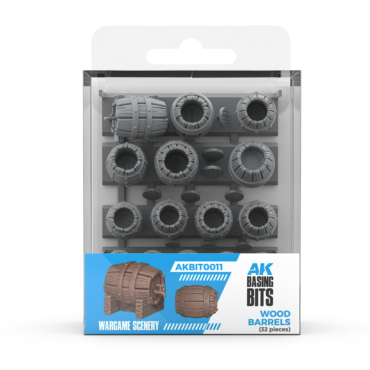 AK Basing Bits | Wood Barrels | AKBIT0011