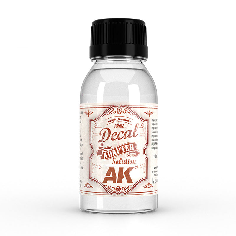 AK Interactive | Decal Adapter Solution | 100ml Plastic Bottle