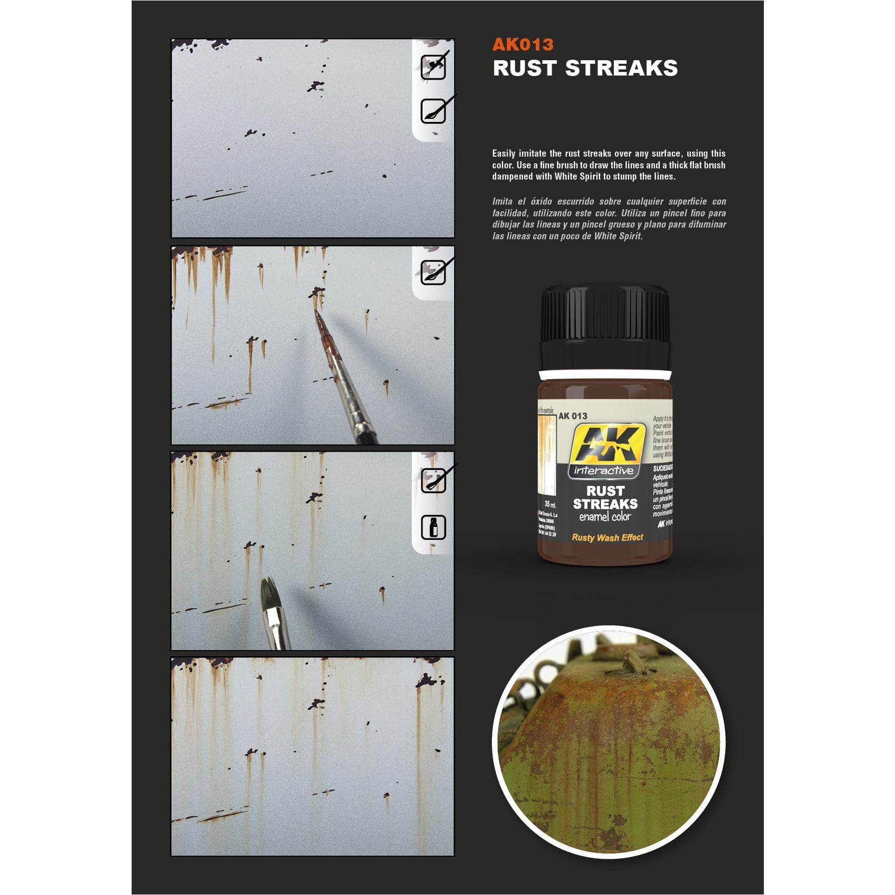 Ak Interactive | Rust Streaks | 35ml