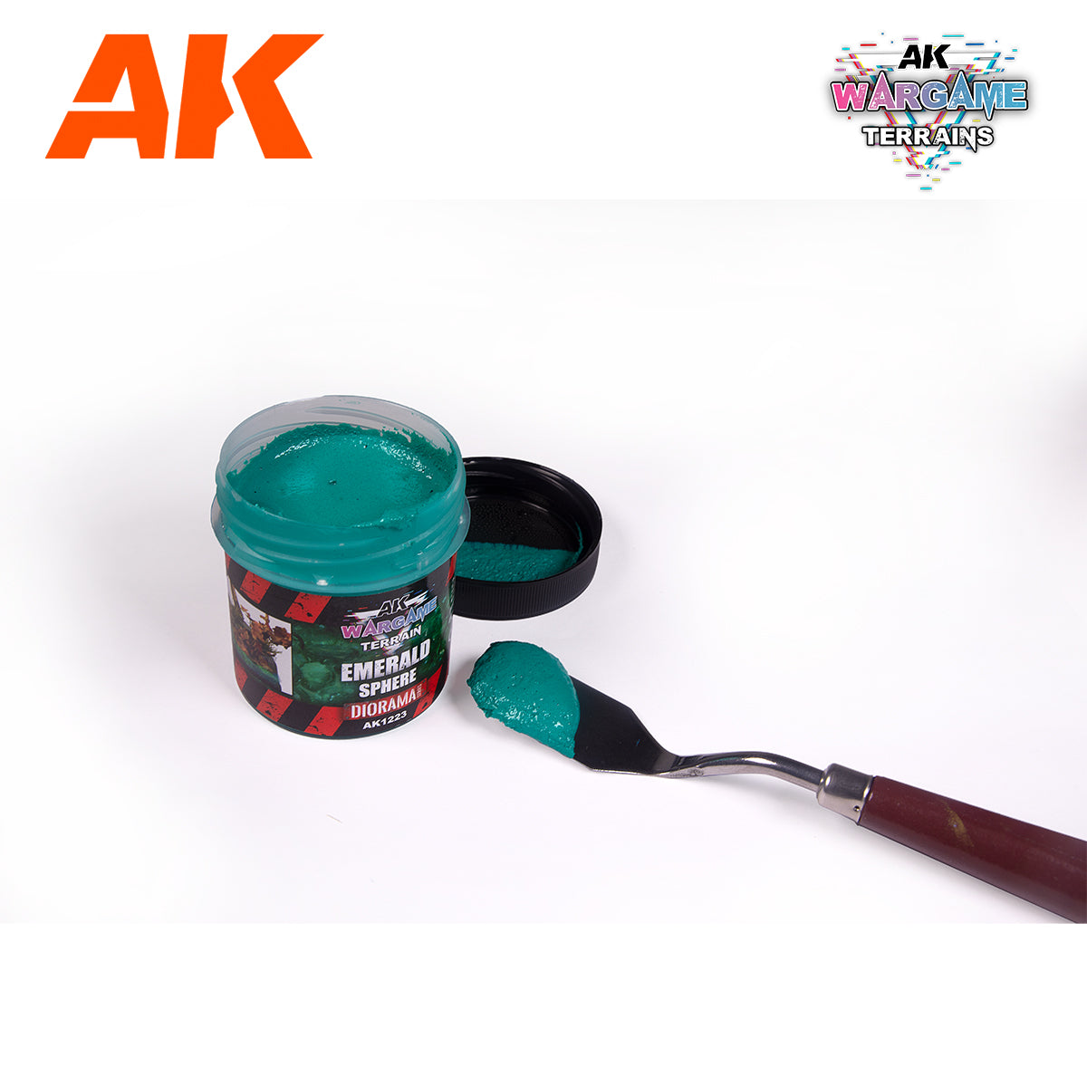 AK Interactive | Emerald Sphere | AK 1223 | 100ml Basing Mix