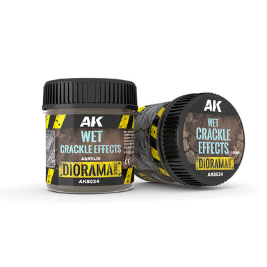 AK Interactive | Wet Crackle Effects | 100ml Basing Mix