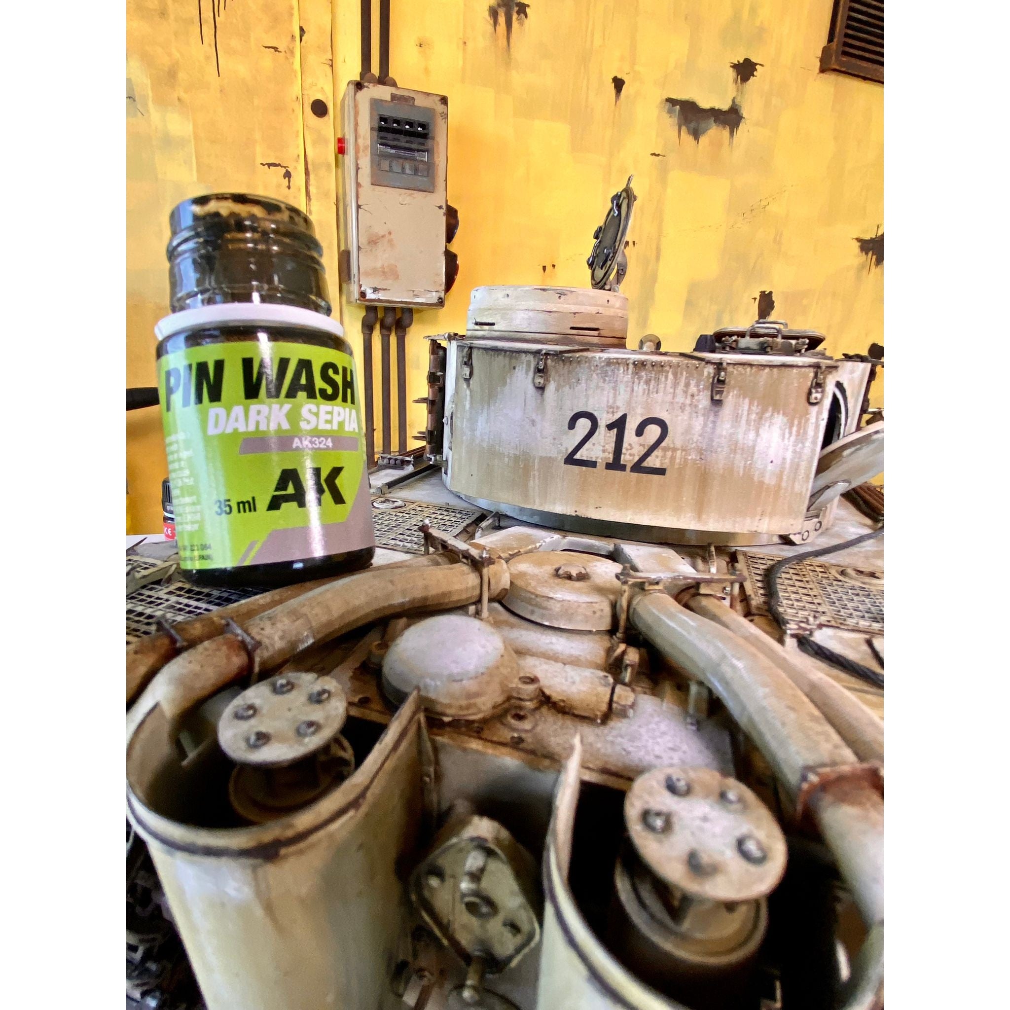 Ak Interactive | Pin Wash Dark Sepia | 35ml