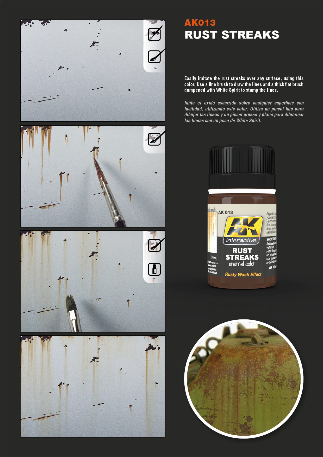 Ak Interactive | Rust Streaks | 35ml