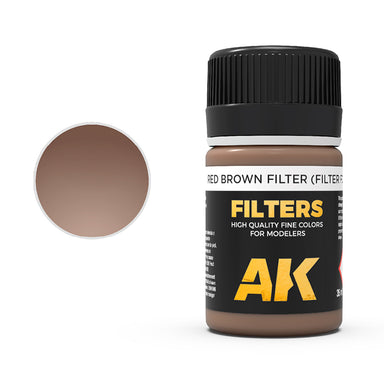 Ak Interactive | Red Brown Filter for Wood | 35ml