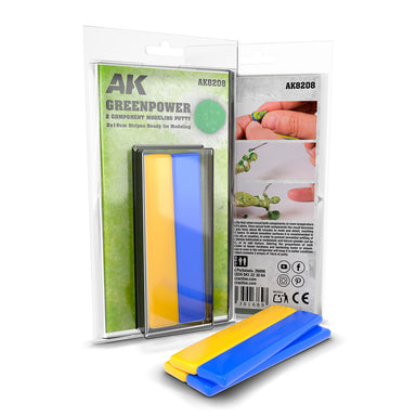 AK Interactive | Greenpower Green Stuff | 2 Part Modelling Putty