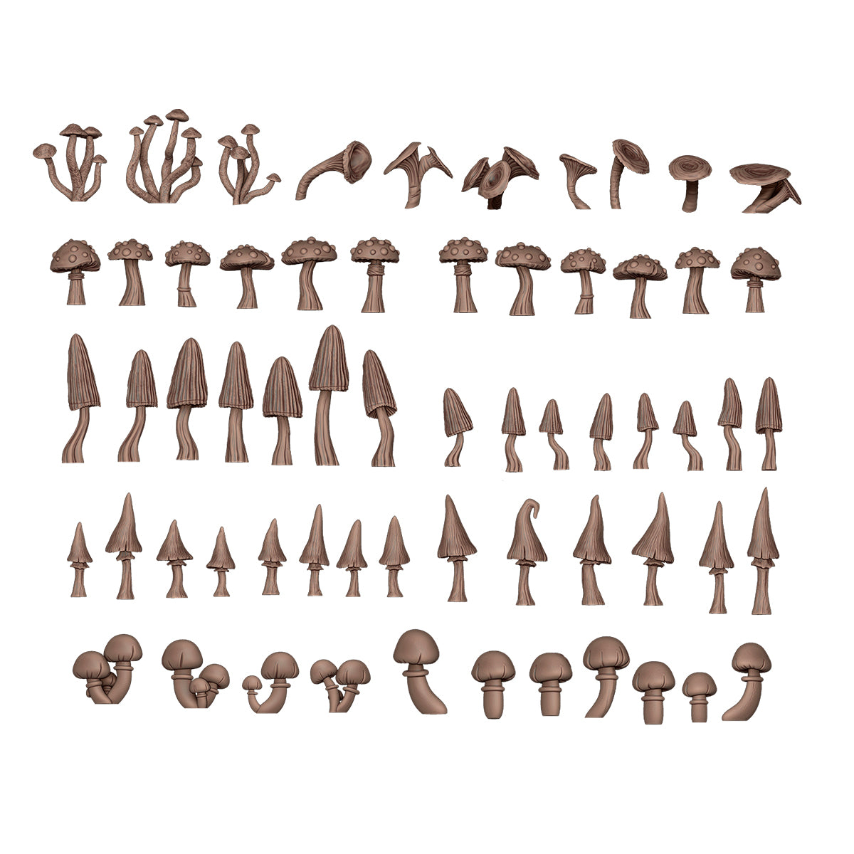 AK Basing Bits | Forest Mushrooms | AKBIT0005