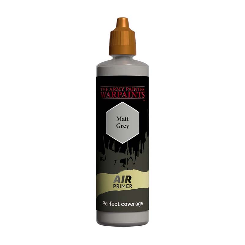 Army Painter | 100mL Paint Matt Grey Air Primer | North Star Games | Miniature Kingdoms