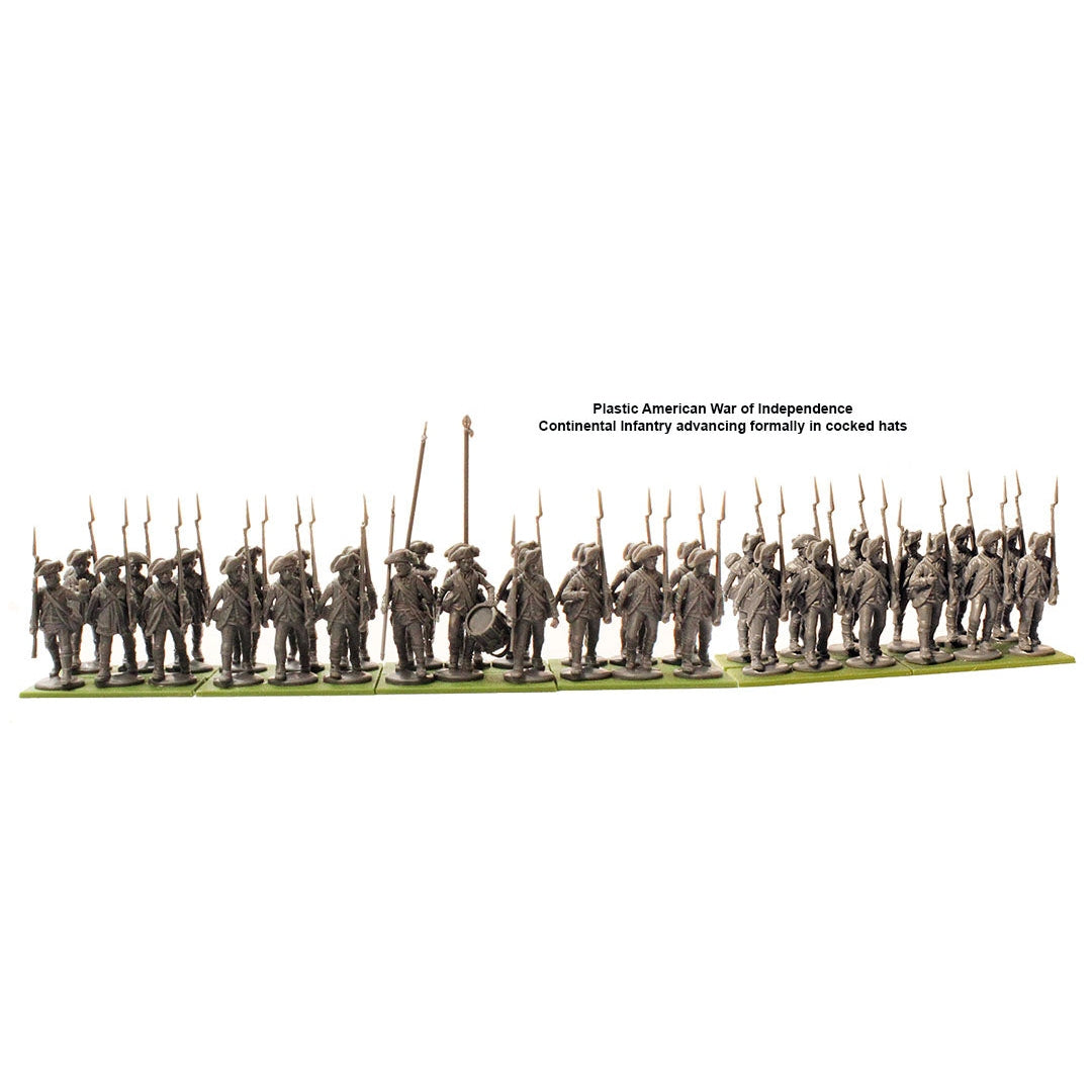 Perry Miniatures | AWI Continental Infantry 1776-1783 | 28mm Plastic Unit | North Star Games | Miniature Kingdoms