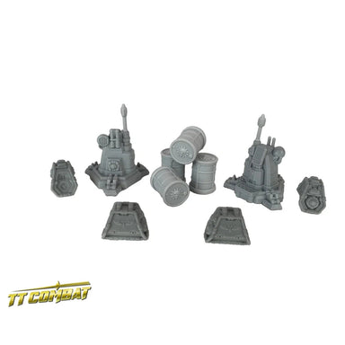 Tabletop Scenics | Sci Fi Gothic Gothic Accessories | 28mm Resin Blister Pack | TTCombat | Miniature Kingdoms