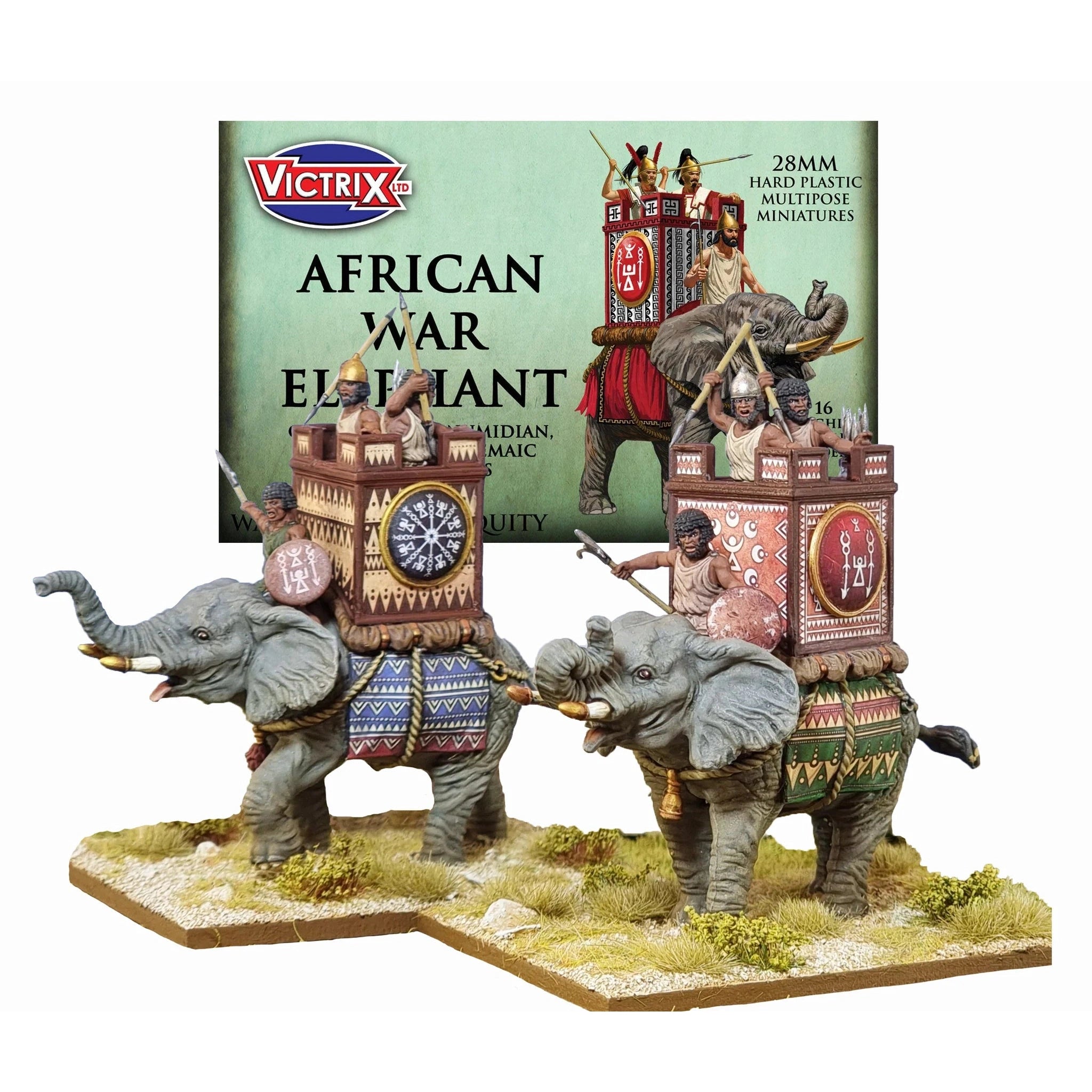 Victrix | Ancients African War Elephant | 28mm Plastic Unit | North Star Games | Miniature Kingdoms