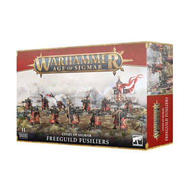 Games Workshop | AOS Age of Sigmar | Cities of Sigmar | Freeguild Fusiliers | Plastic Unit Box