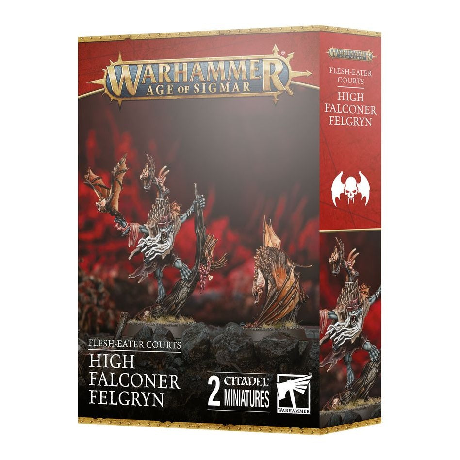 Age of Sigmar | Flesh Eater Courts | High Falconer Felgryn | Plastic Character Box