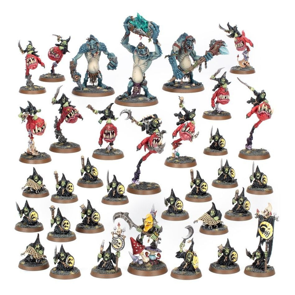 Age of Sigmar | Gloomspite Gits | Bad Moon Madmob | Spearhead | Plastic Starter Box
