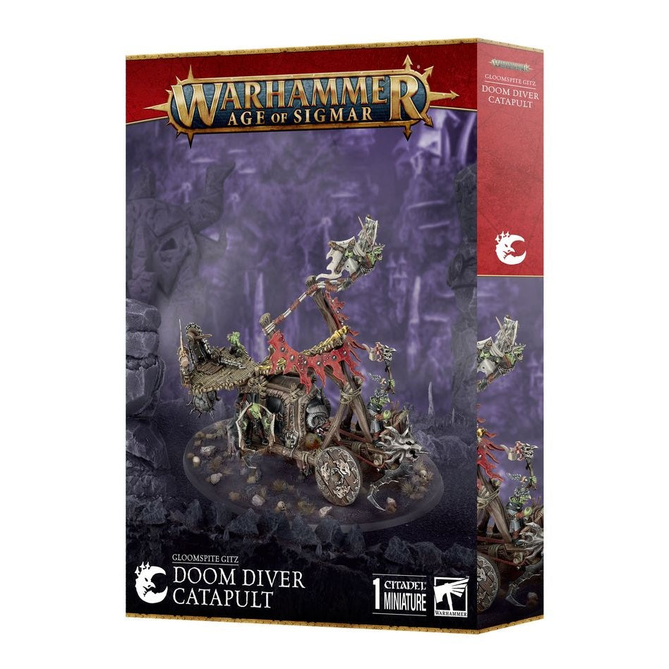 Age of Sigmar | Gloomspite Gitz | Doomdiver Catapult | Plastic Unit Box