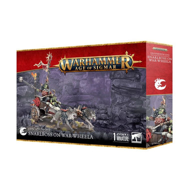 Age of Sigmar | Gloomspite Gitz | Snarlboss on War Wheela | Plastic Unit Box