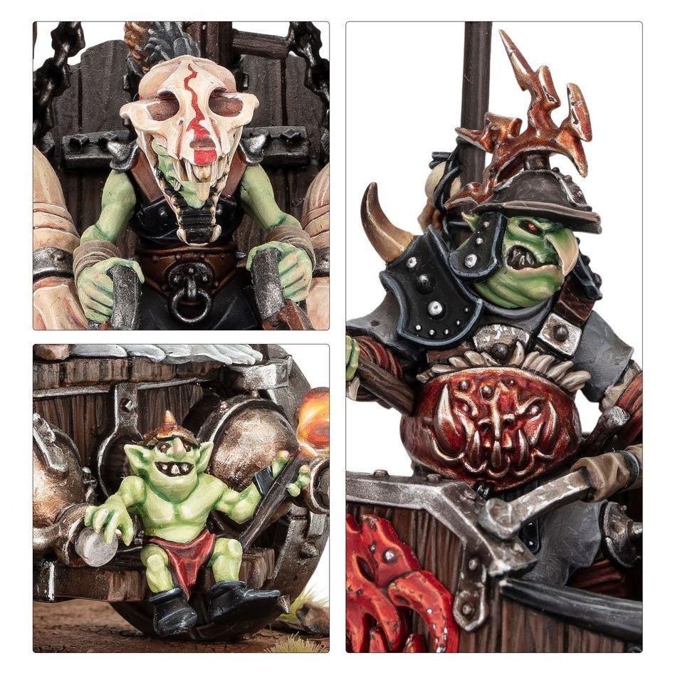 Age of Sigmar | Gloomspite Gitz | Snarlboss on War Wheela | Plastic Unit Box