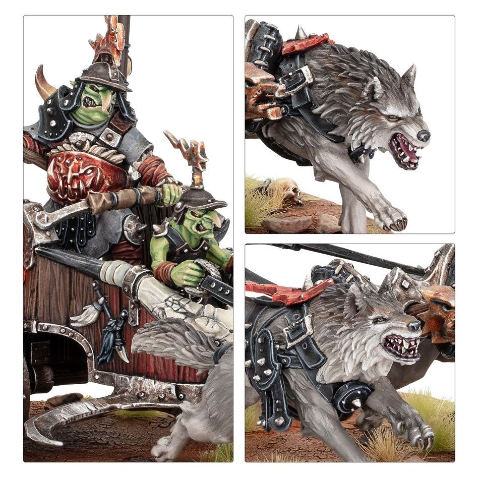 Age of Sigmar | Gloomspite Gitz | Snarlboss on War Wheela | Plastic Unit Box